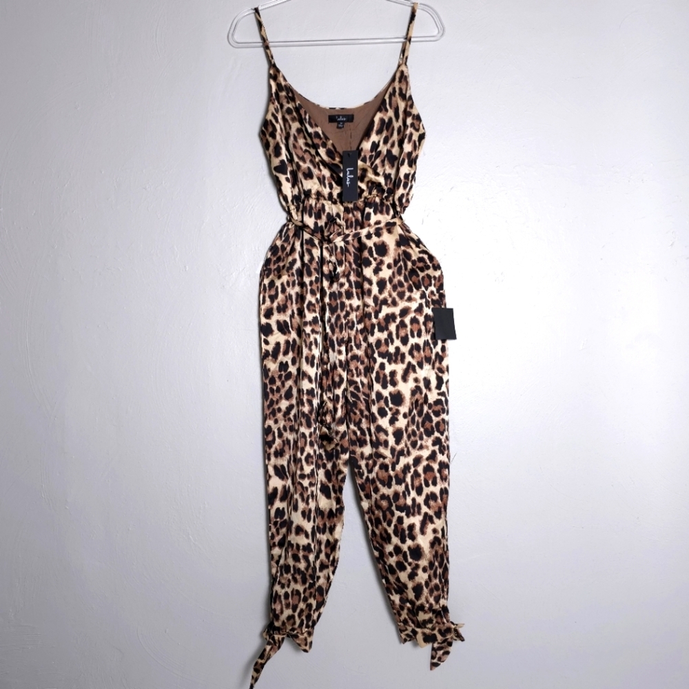 Lulu's Leopard Print Jumpsuit